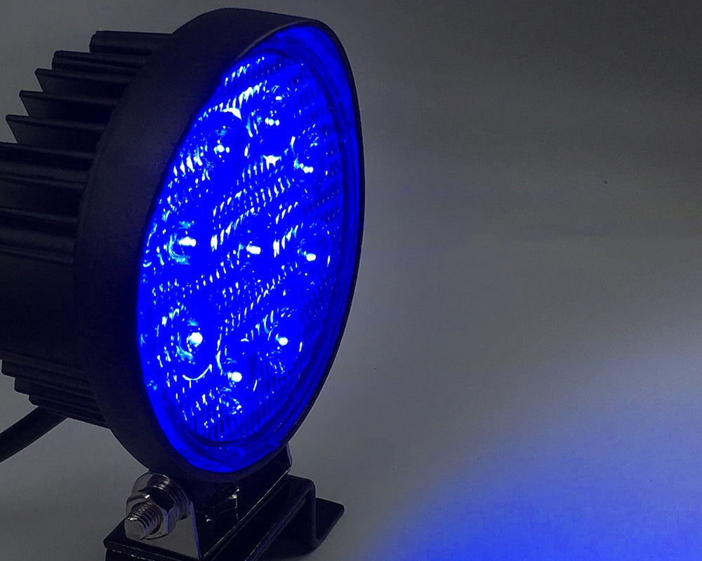 Quake LED Work Light 4 Inch Work Light 27 Watt Blue Spot Fracture Series - QFR496