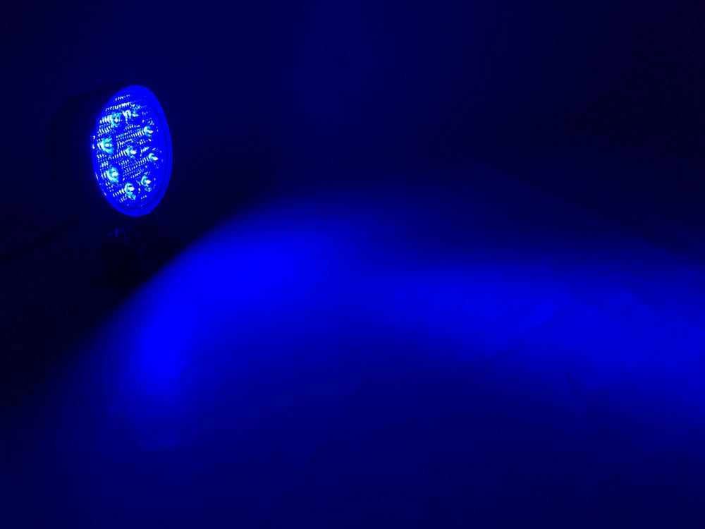 Quake LED Work Light 4 Inch Work Light 27 Watt Blue Spot Fracture Series - QFR496