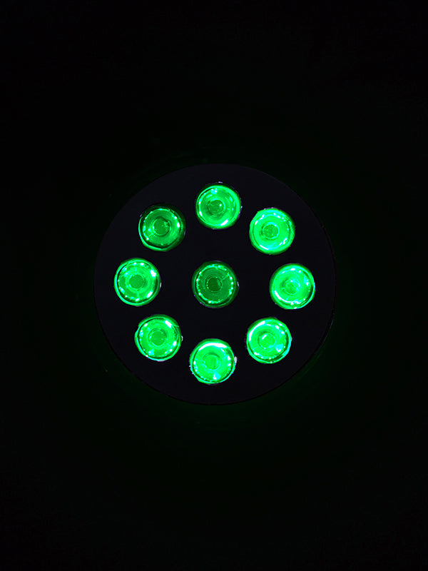 Quake LED Work Light 4 Inch Work Light 27 Watt Spot RGB Accent Fracture Series Quad-Lock/Interlock - QFR793