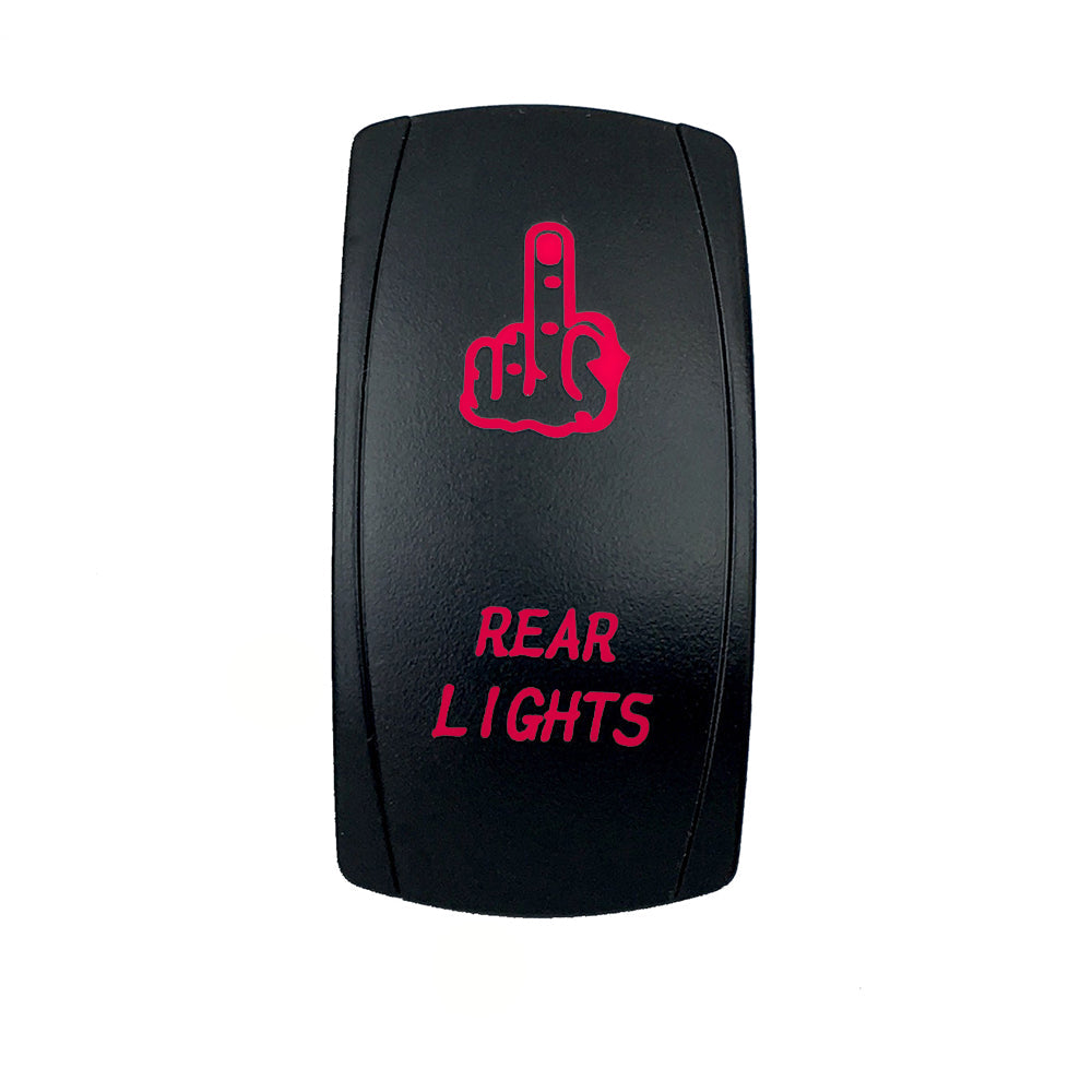 Quake LED Rocker Type Switch Give your dash some style with Quake LEDs Two-Way Rocker Switches - QRS670