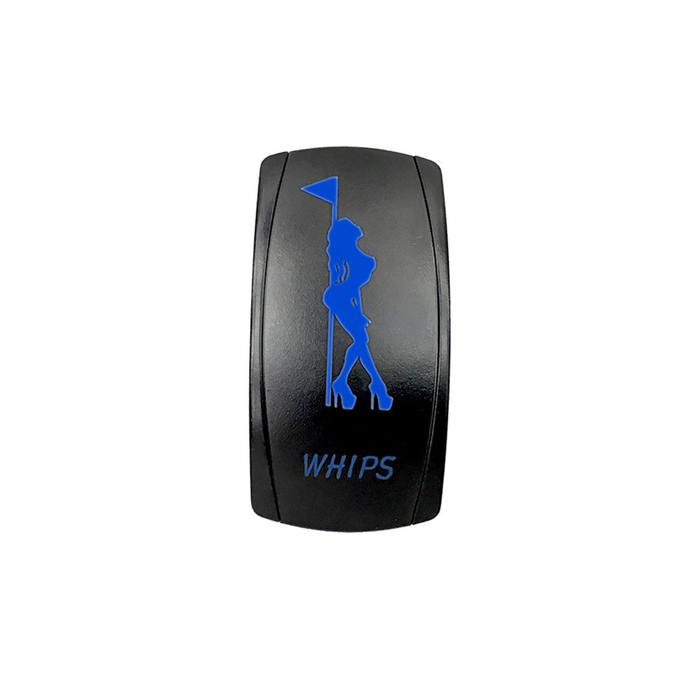 Quake LED Rocker Type Switch Give the vehicles switches some style with Quake LEDs Two-Way Rocker Switches - QRS708