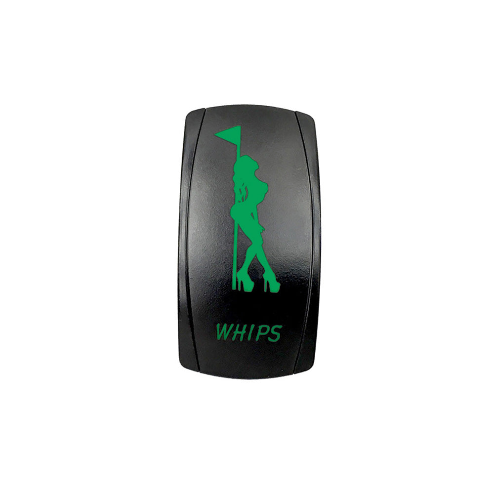 Quake LED Rocker Type Switch Give the vehicles switches some style with Quake LEDs Two-Way Rocker Switches - QRS709