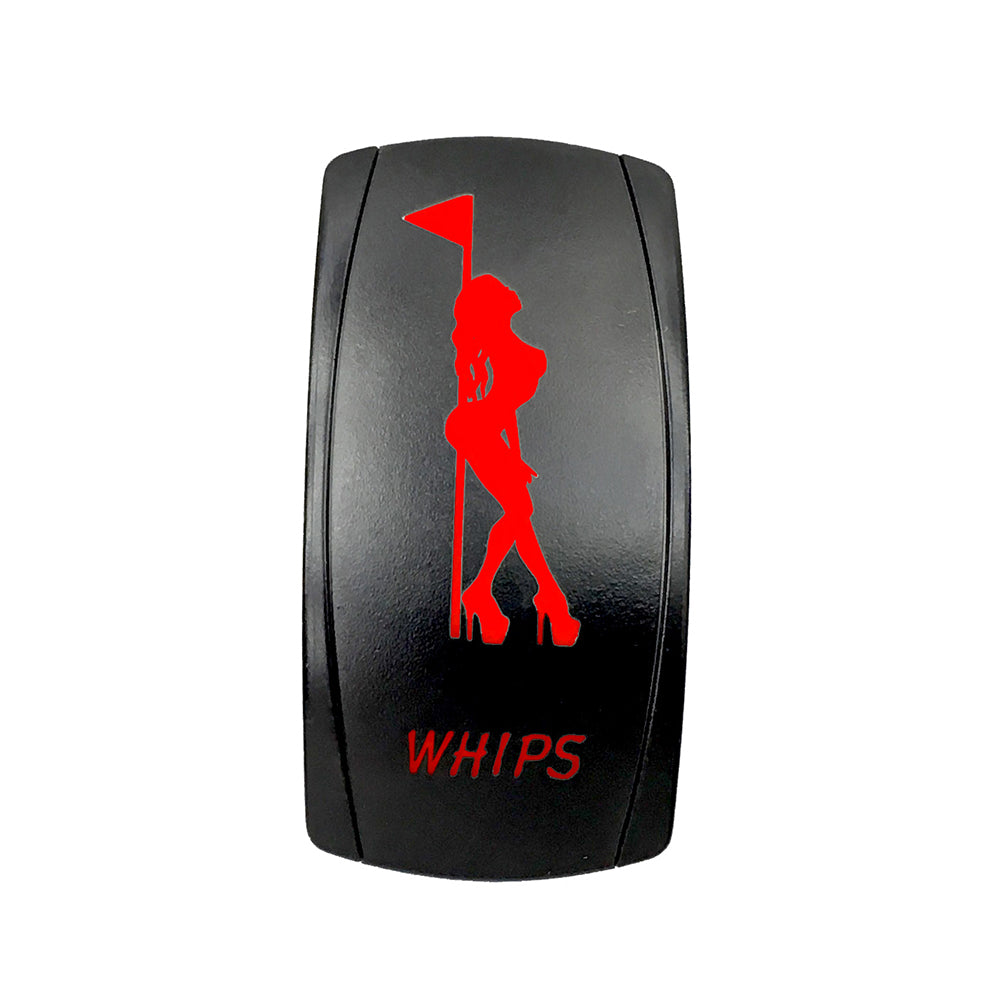 Quake LED Rocker Type Switch Give the vehicles switches some style with Quake LEDs Two-Way Rocker Switches - QRS710