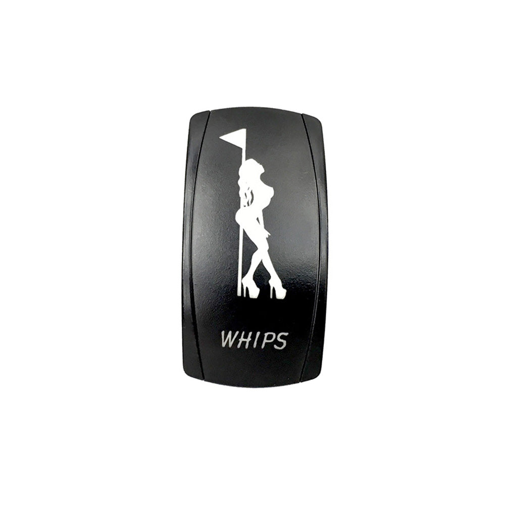 Quake LED Rocker Type Switch Give the vehicles switches some style with Quake LEDs Two-Way Rocker Switches - QRS711