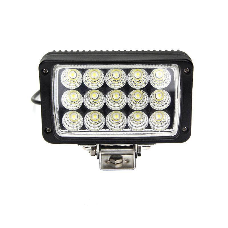 Quake LED Work Light 6 Inch Work Light 45 Watt Flood Headlight Tempest Series - QTE031