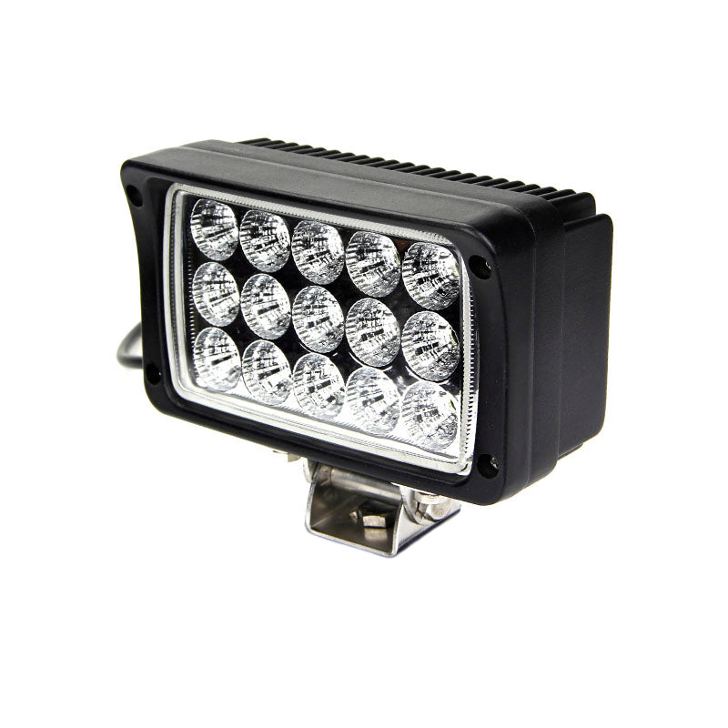 Quake LED Work Light 6 Inch Work Light 45 Watt Flood Headlight Tempest Series - QTE031