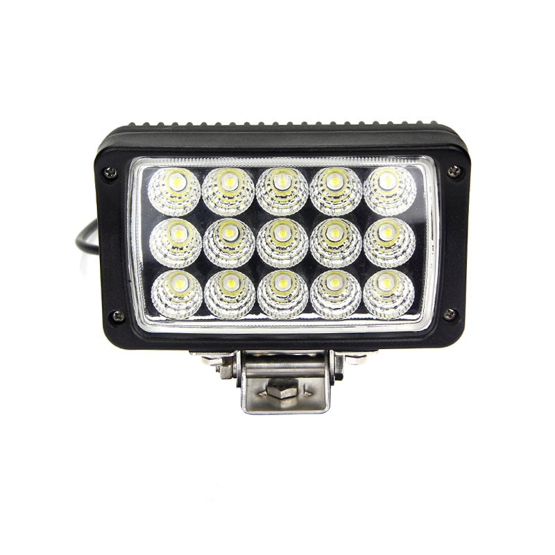 Quake LED Work Light 6 Inch Work Light 45 Watt Flood Headlight Tempest Series - QTE031