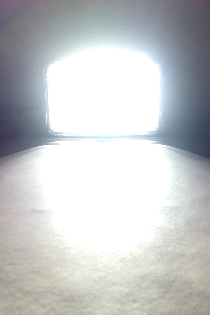 Quake LED Headlight 4X6 in. Work Light headlight 45 Watt High-low Tempest - QTE066