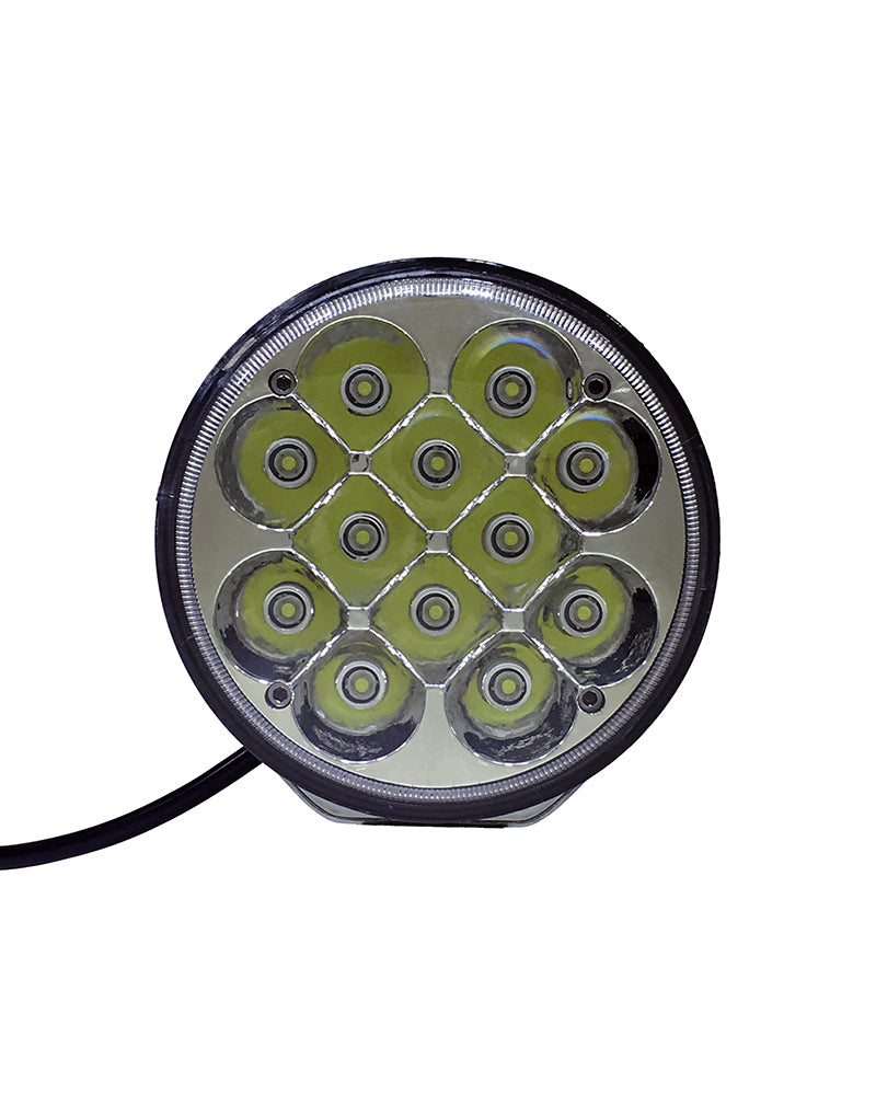Quake LED Headlight 5.75 Inch Headlight 36 Watt Spot Tempest Series - QTE151