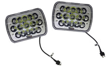 Load image into Gallery viewer, Quake LED Headlight 5x7 Inch Headlight 45 Watt High/Low Tempest Series Jeep XJ/YJ - QTE459