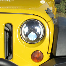 Load image into Gallery viewer, Quake LED Headlight 7 in. Headlight Half Halo White DRL Amber Turn Signal Reflector Tempest - QTE568