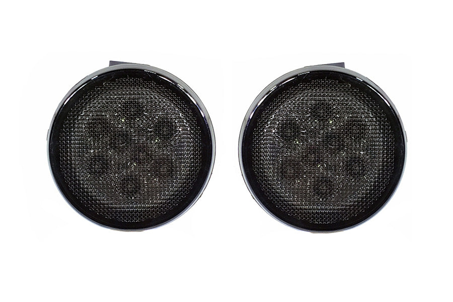 Quake LED Turn Signal Light Jeep JK Front Grill Turn Signal Lights - QTE675