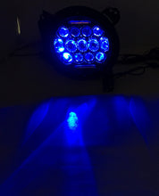Load image into Gallery viewer, Quake LED Headlight 7 in. RGB Headlight Tempest Chrome Or Black Reflector - QTE770