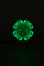 Load image into Gallery viewer, Quake LED Headlight 5.75 Inch Headlight 36 Watt Spot RGB Accent Tempest Series Quad-Lock/Interlock - QTE797