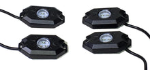 Load image into Gallery viewer, Quake LED Underbody Light Kit 4 Piece RGB Accent Rock Lights (Controller Not Included) Quad-Lock - QTL923