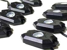 Load image into Gallery viewer, Quake LED Underbody Light Kit 8 Piece RGB Accent Rock Lights (Controller Not Included) Quad Lock - QTL924