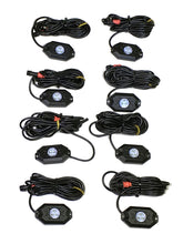 Load image into Gallery viewer, Quake LED Underbody Light Kit 8 Piece RGB Accent Rock Lights (Controller Not Included) Quad Lock - QTL924