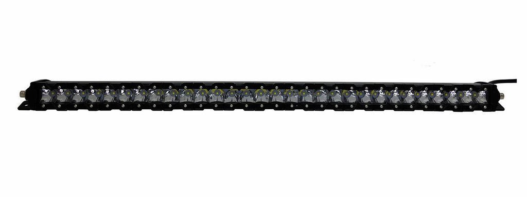 Quake LED Light Bar 33 Inch LED Light Bar Single Row 150 Watt Super Spot Monolith Slim Series - QUMS538
