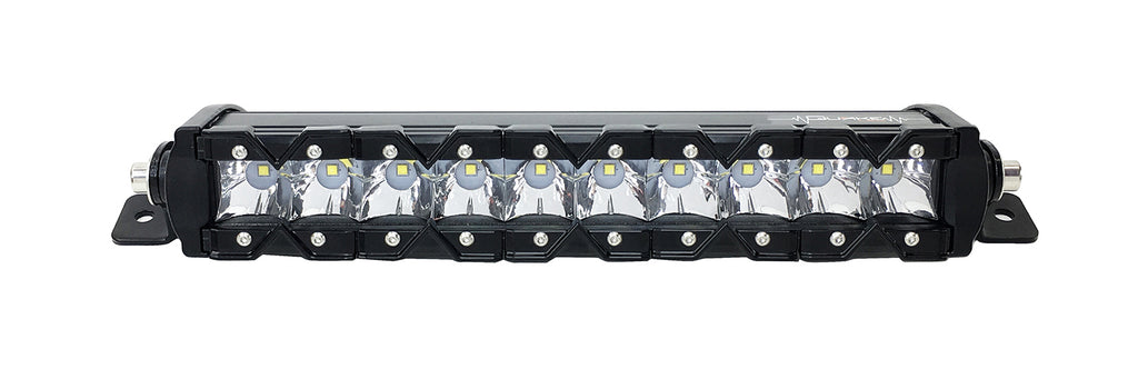 Quake LED Light Bar 13 Inch LED Light Bar Single Row 50 Watt Super Spot Monolith Slim Series - QUMS540