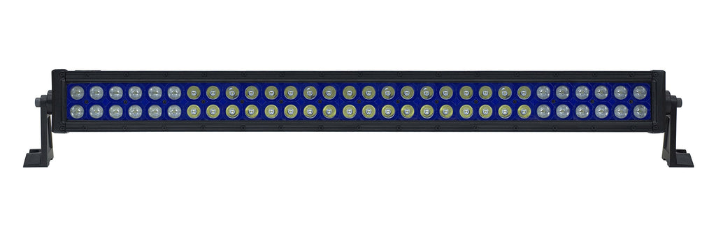 Quake LED Light Bar 32 Inch LED Light Bar Dual Row 180 Watt Blue Reflector Combo Ultra Color Series - QUU617