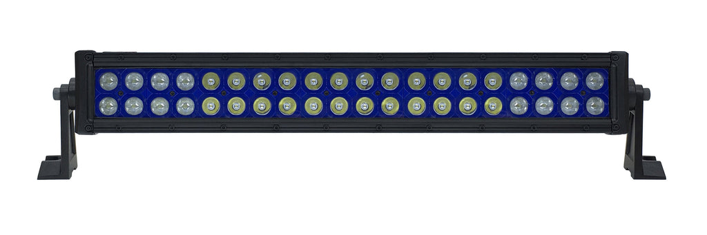 Quake LED Light Bar 23 Inch LED Light Bar Dual Row 120 Watt Blue Reflector Combo Ultra Color Series - QUU618