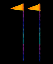Load image into Gallery viewer, Quake LED Whip Light 6 Foot HD RGB LED Light Whip Dual - QW849