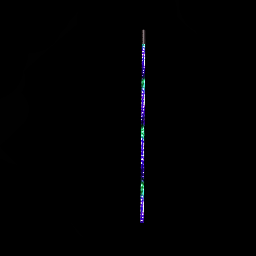 Quake LED Radio Antenna 4 Foot HD RGB CB Antenna 2.15 DB Gain 27 MHZ Frequency - QW853