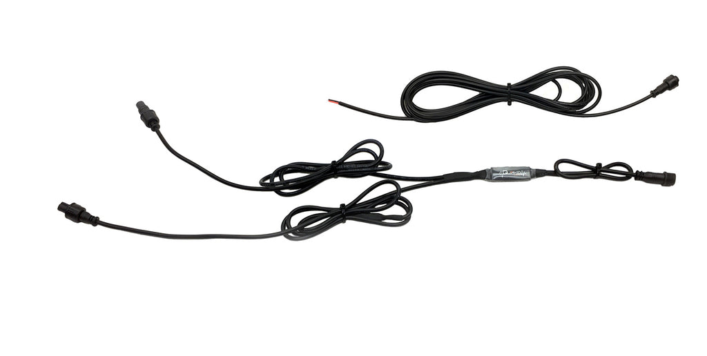 Quake LED Whip Light Remote Controller HD RGB Whip Dual 316 Effects RF Controller 11 Inch Power Side - QW855