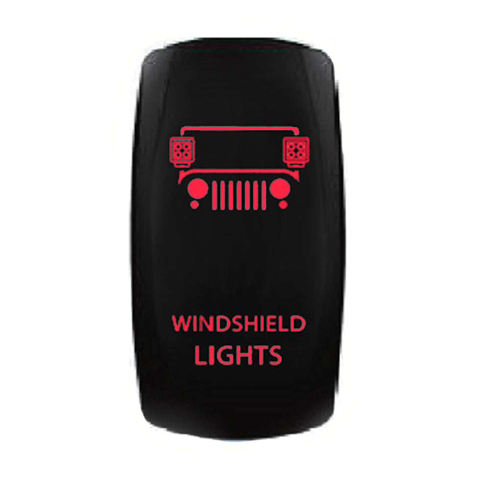 Quake LED Rocker Type Switch Give your vehicle's switches some style with Quake LED's Two-Way Rocker Switches - QW863