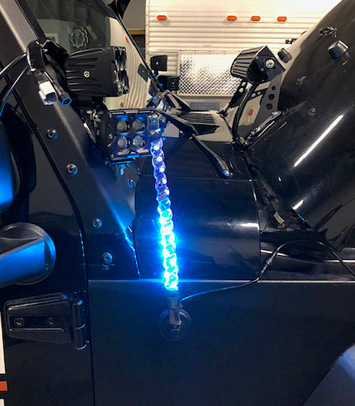 Quake LED Radio Antenna 14 Inch LED HD Radio Antenna - QW917