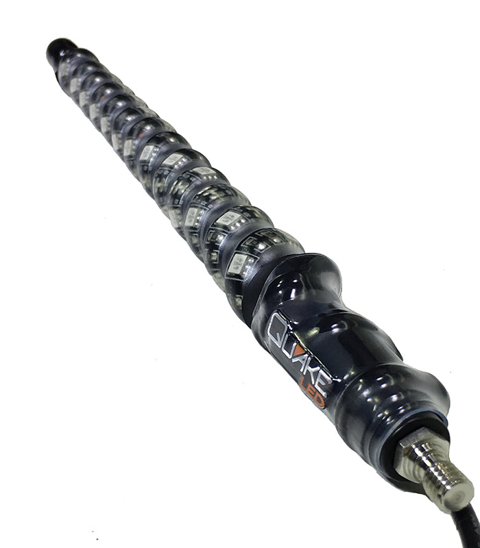 Quake LED Radio Antenna 14 Inch LED RGB Radio Antenna - QW918