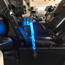 Load image into Gallery viewer, Quake LED Radio Antenna 14 Inch LED RGB Radio Antenna - QW918