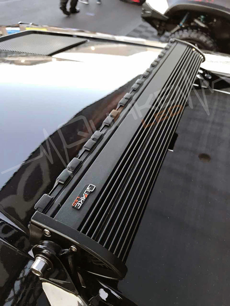 Quake LED Light Bar 23 Inch LED Light Bar Single Row 100 Watt Super Spot Monolith Slim Series - QUMS539