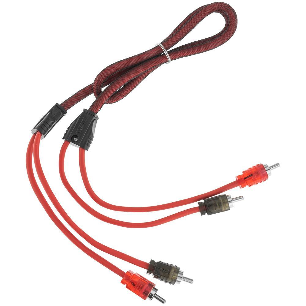 DS18 Audio Cable Advance RCA Ultra Flex 3 Feet 2 Channel Dual Male DS18 - R3