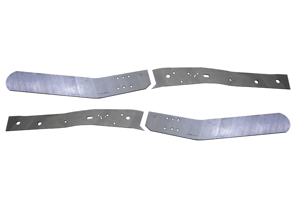 Rust Buster Frame Repair Frame Stiffener Jeep CJ Front Frame Stiffeners For 76-86 CJ5/CJ7 Pair Raw .125 Inch Steel Rust Busters - RB1005
