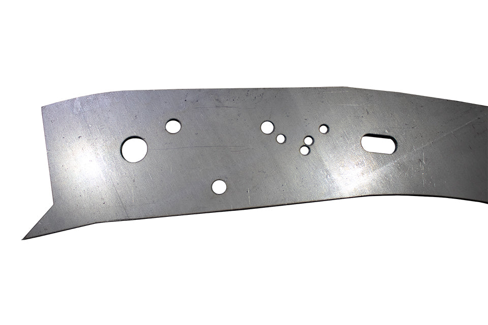 Rust Buster Frame Repair Frame Stiffener Jeep CJ Front Frame Stiffeners For 76-86 CJ5/CJ7 Pair Raw .125 Inch Steel Rust Busters - RB1005