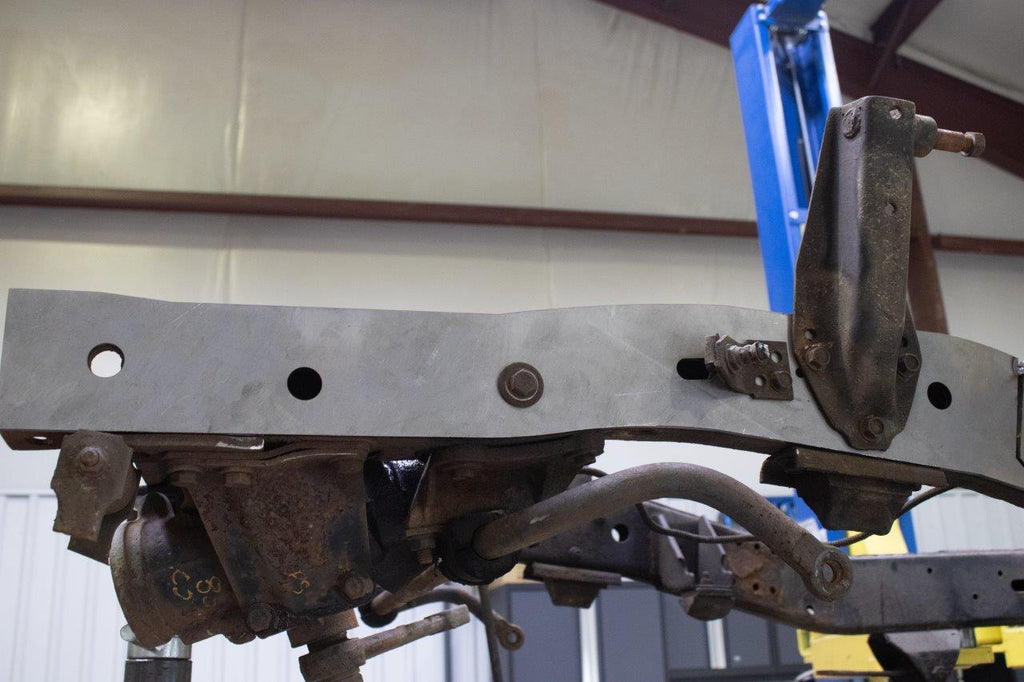 Rust Buster Frame Repair Frame Stiffener Jeep CJ Front Frame Stiffeners For 76-86 CJ5/CJ7 Pair Raw .125 Inch Steel Rust Busters - RB1005
