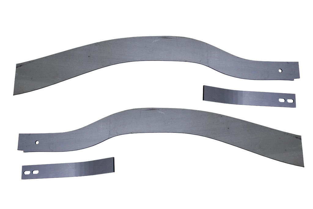Rust Buster Frame Repair Frame Stiffener Jeep CJ Rear Frame Stiffeners For 76-86 CJ5/CJ7 Pair Raw .125 Inch Steel Rust Busters - RB1006