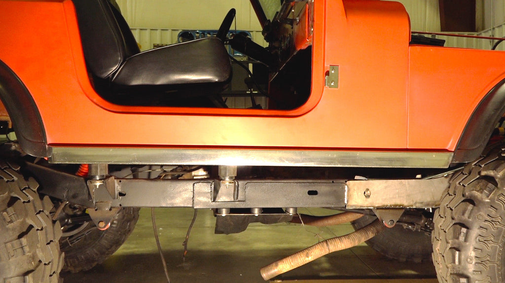 Rust Buster Frame Repair Skid Plates 76-86 CJ7 Skid Plate Frame Section (Left) Rust Buster - RB1011L