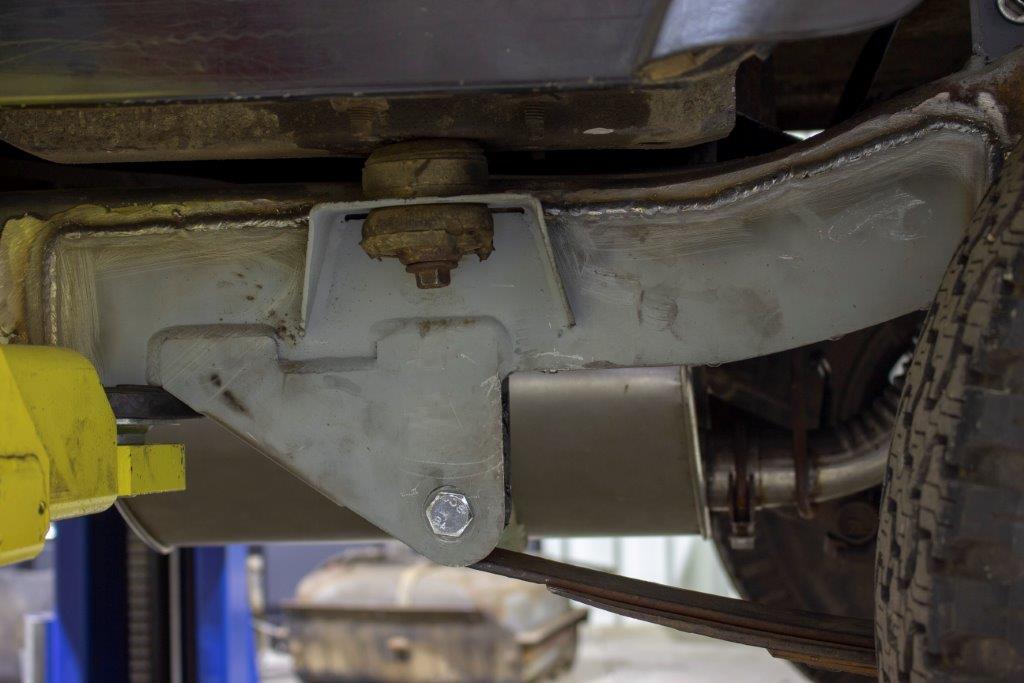 Rust Buster Frame Repair Leaf Springs Jeep YJ Rear Leaf Spring Mount Section Driver Side For 87-95 Jeep YJ Wrangler Rust Buster - RB2005L