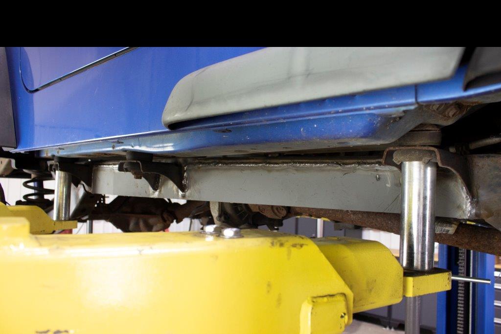 Rust Buster Frame Repair Skid Plates Jeep TJ Center Frame at Skid Plate Mount For 97-02 Wrangler TJ Left Rust Buster Frameworks - RB3060L