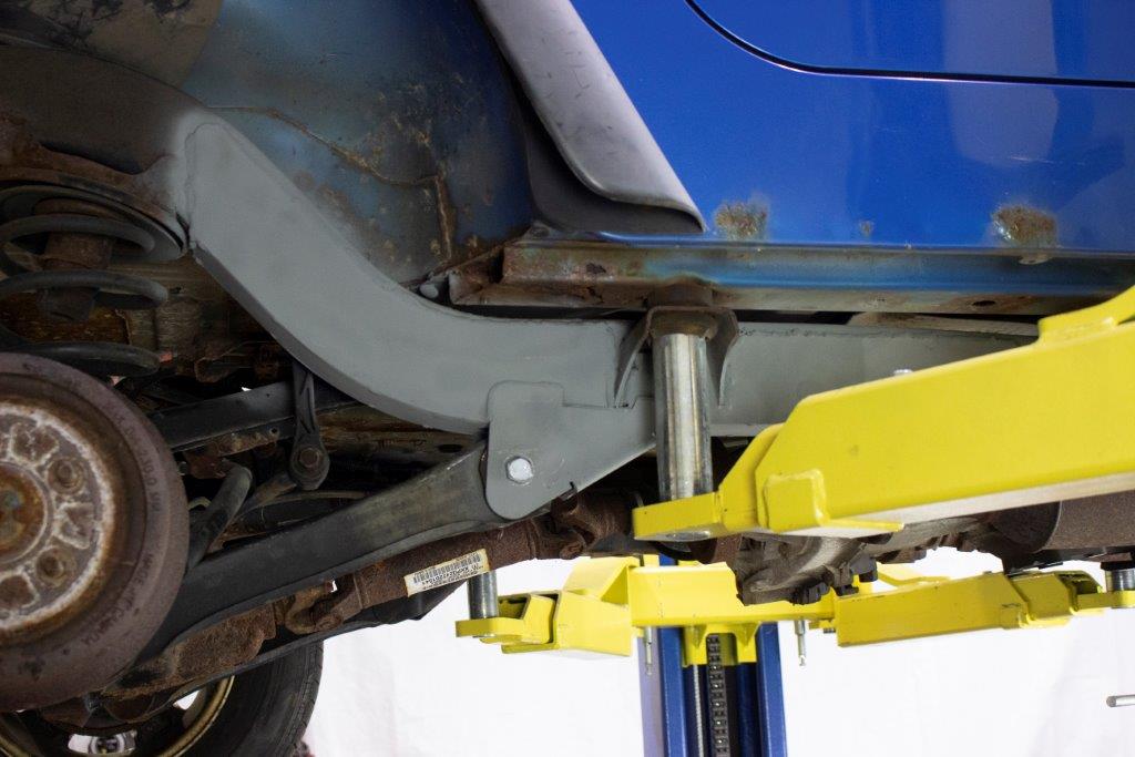 Rust Buster Frame Repair Skid Plates Jeep TJ Full Center Frame with Trail Arm Mount Left Side for 97-02 Wrangler TJ Rust Buster Frameworks - RB3061L