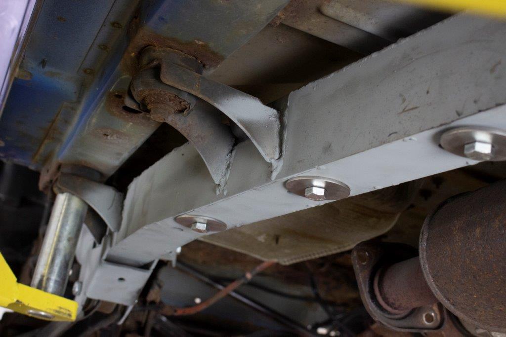 Rust Buster Frame Repair Skid Plates Jeep TJ Full Center Frame with Trail Arm Mount Left Side for 97-02 Wrangler TJ Rust Buster Frameworks - RB3061L