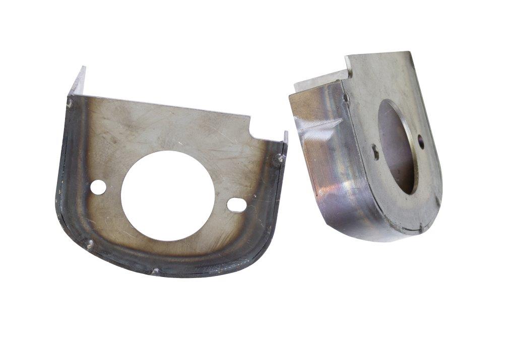 Rust Buster Frame Repair Body Mount Kit Wrangler Rear Body Mounts For 07-18 Wrangler JK Raw Steel Rust Buster - RB5045