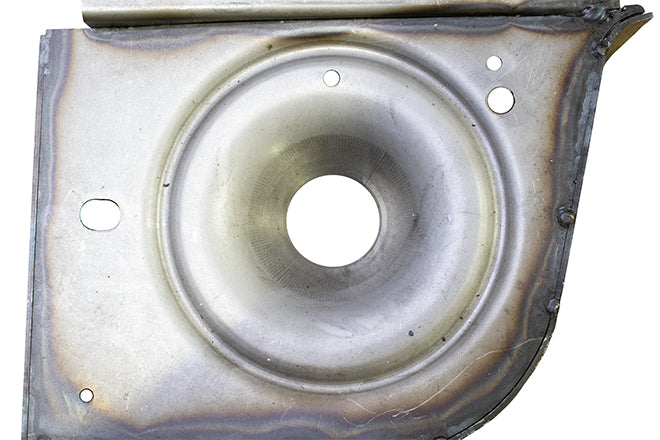 Rust Buster Frame Repair Coil Springs Wrangler Rear Coil Spring Bucket Left For 07-18 Wrangler JK Raw Steel Rust Buster - RB5049L