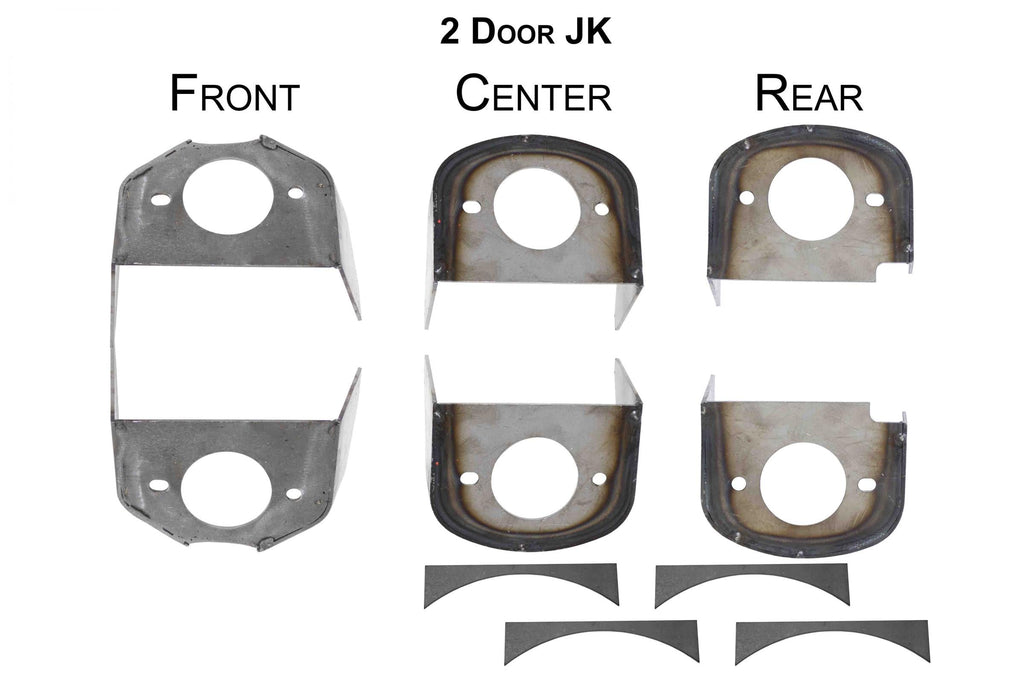 Rust Buster Frame Repair Body Mount Kit 2-Door 2007-2018 Jeep Wrangler JK Body Mount Bracket Kit Rust Buster - RB5056