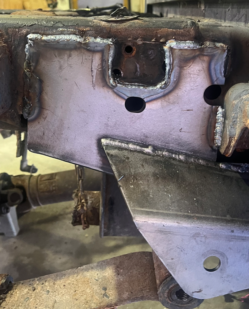 Rust Buster Frame Repair Leaf Springs Center Rear Frame Section with Forward Leaf Spring Mount For 2004-2008 Ford F-150 Left Rust Buster - RB7071L