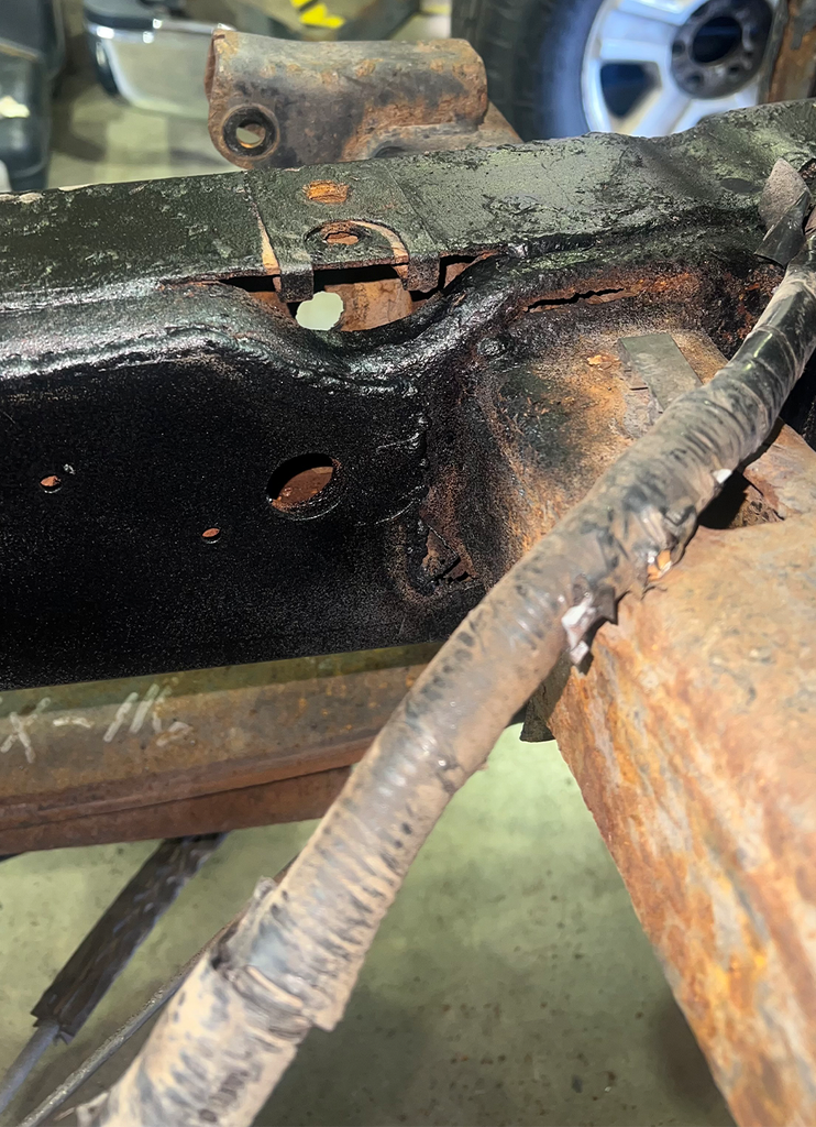 Rust Buster Frame Repair Vehicle Frame Assembly 2004-2008 Ford F-150 Over Axle Frame Section Left Side Rust Buster - RB7074L