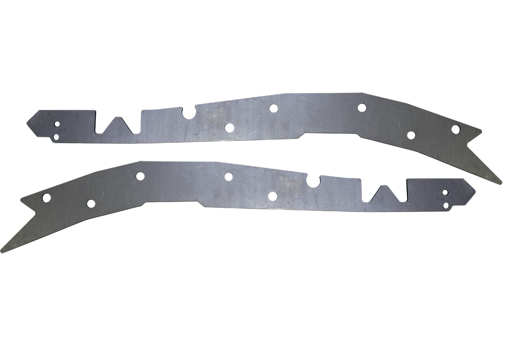 Rust Buster Frame Repair Frame Stiffener Tacoma Rear Frame Stiffeners For 95-04 Tacoma Pair Raw .125 Inch Steel Rust Busters - RB7100