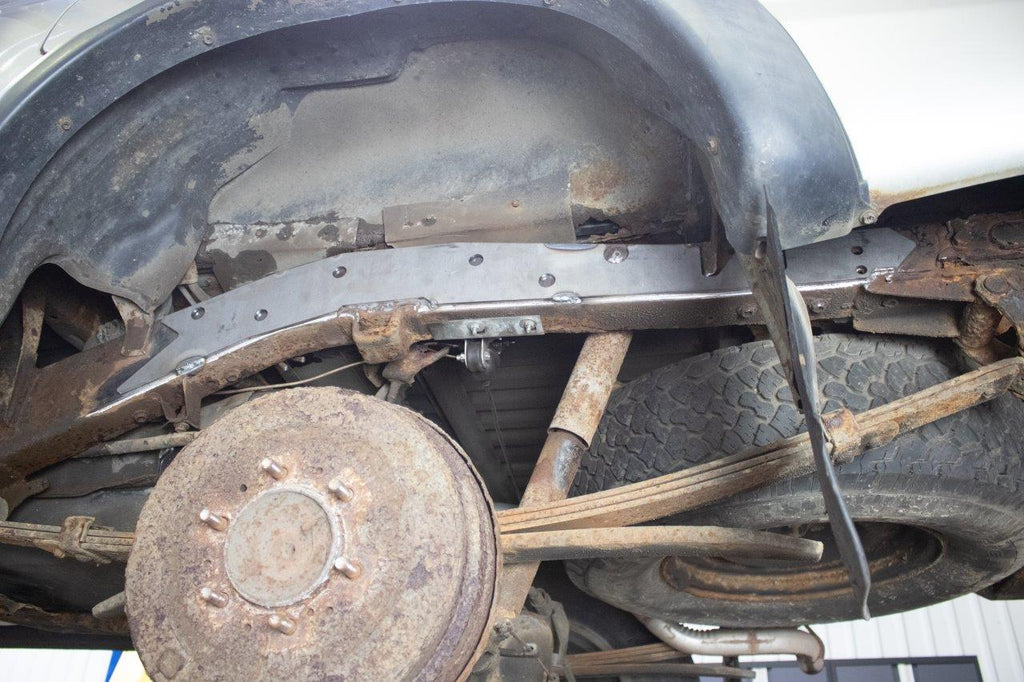 Rust Buster Frame Repair Frame Stiffener Tacoma Rear Frame Stiffeners For 95-04 Tacoma Pair Raw .125 Inch Steel Rust Busters - RB7100